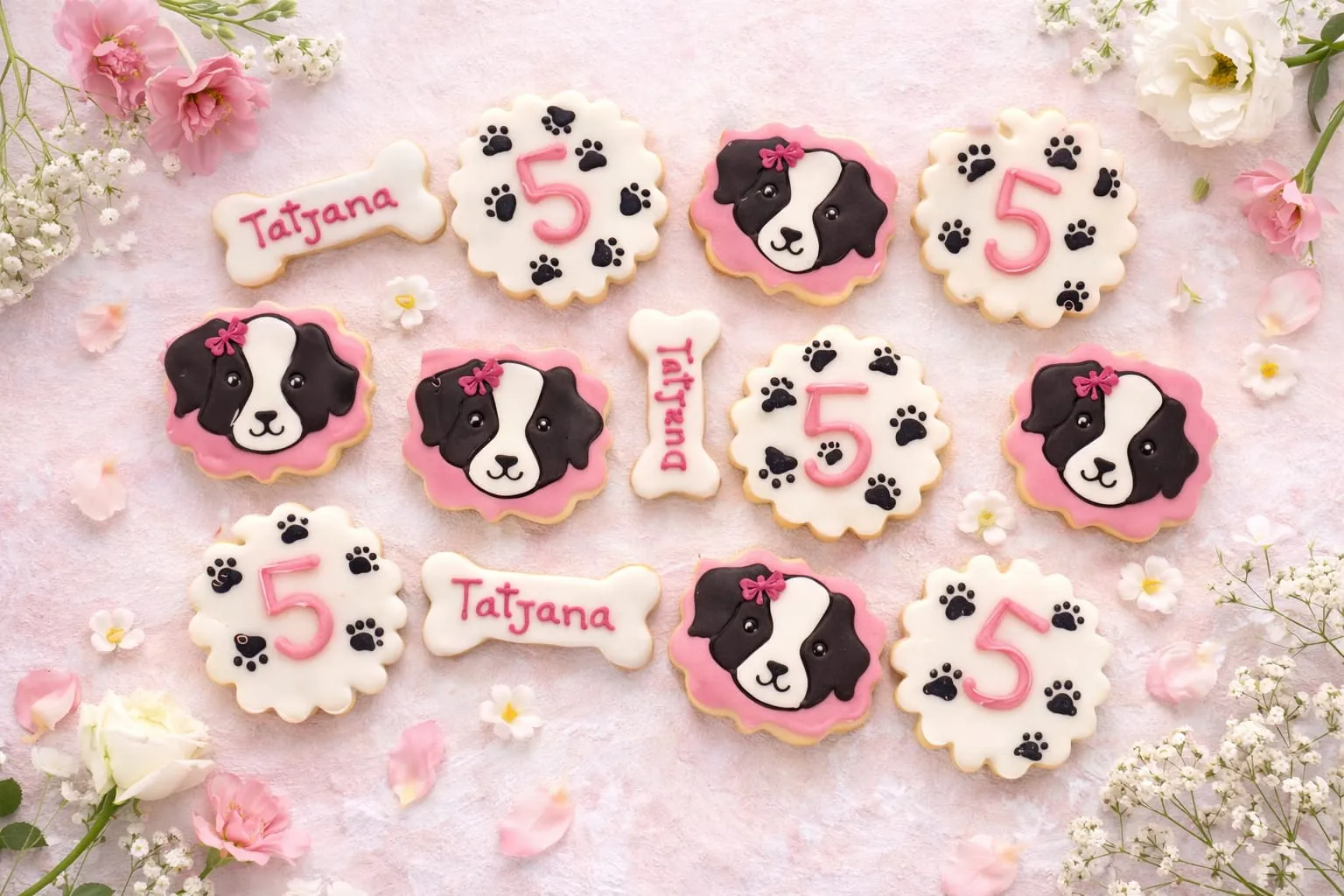 Biscuits Décorés avec Chiens
